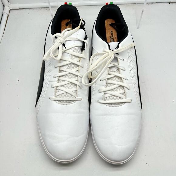 Puma Shoes Mens 14 Scuderia Ferrari Drift Driving Sneaker 306226 White - Picture 4 of 9